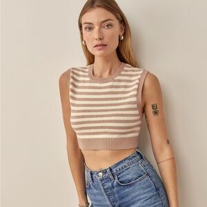 Reformation Romina Cropped Sweater
